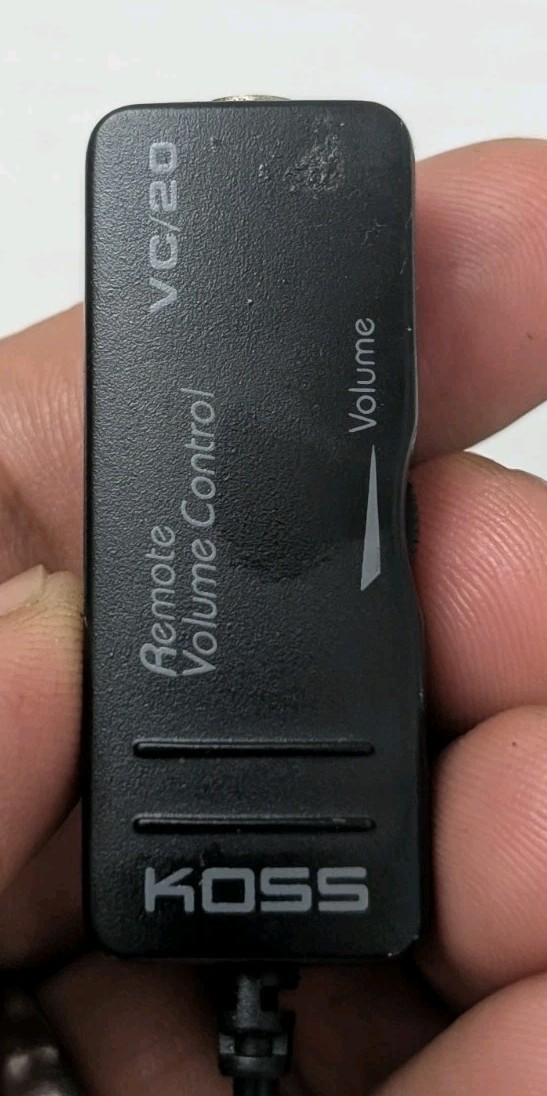 Koss VC20 In Line Headphone Volume Control for iPod MP3 VC-20 – USED Tested