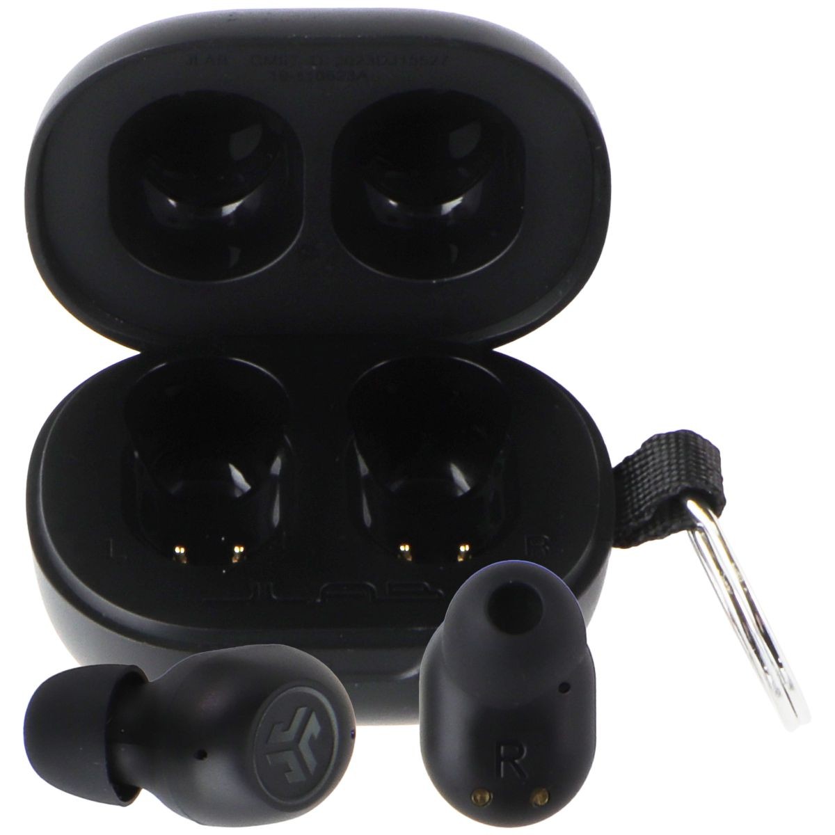 JLab JBuds Mini True Wireless Bluetooth Earbuds + Charging Case – Charcoal Black