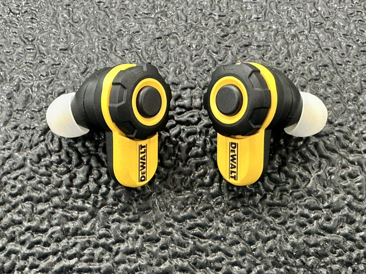 DEWALT Heavy Duty Bluetooth Jobsite Pro X2 ANC True Wireless Earbuds (PD1123823)