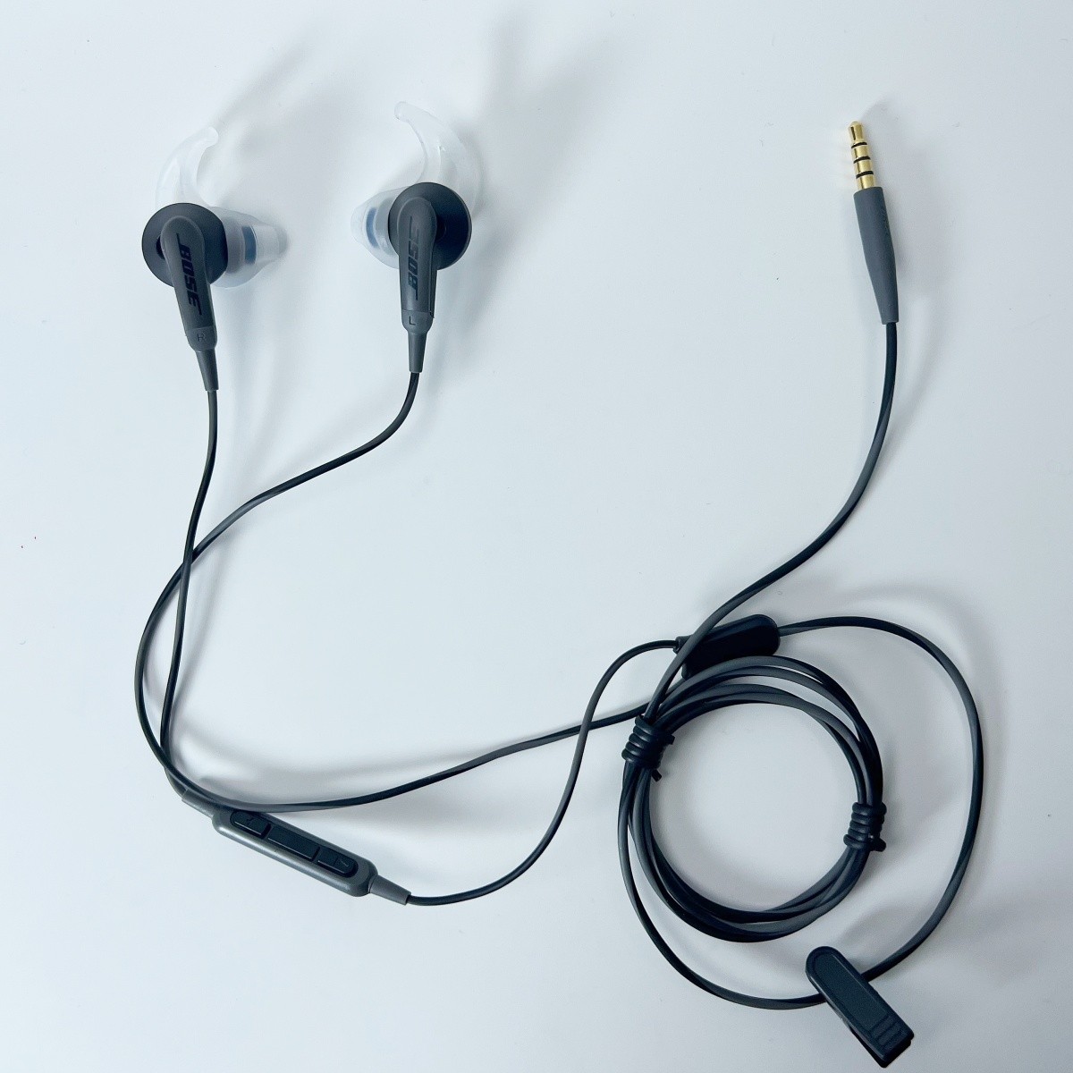 Bose SoundSport In Ear Earbuds 3.5mm Jack Wired Earphones Black Headphones US