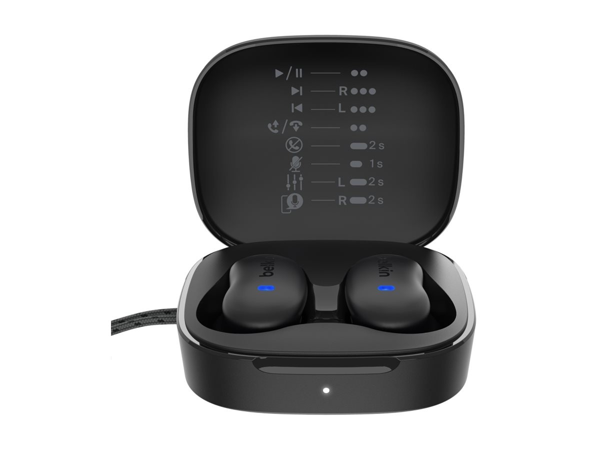 Belkin SoundForm Anywhere True Wireless In-Ear AUC014hqBK AUC014HQBK