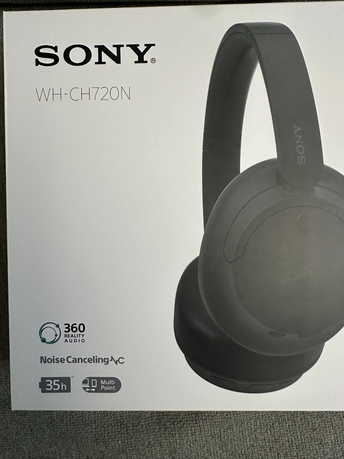 Sony WH-CH720N Noise Canceling Wireless – Bluetooth Headphones Black New