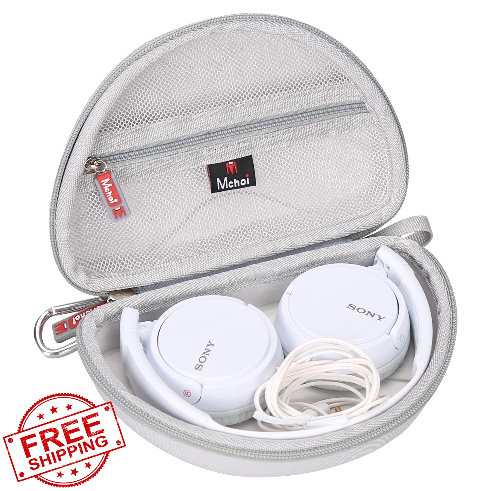 Mchoi Case for Sony MDR-ZX110 ZX310 Grey