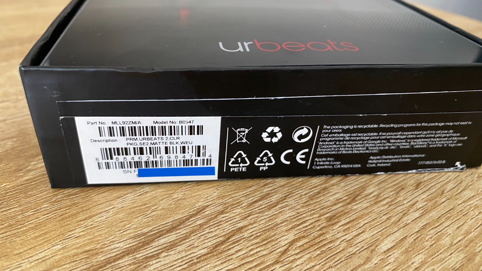 Apple Employee Exclusive Beats urBeats “Thank You 2015” Limited Edition Rare