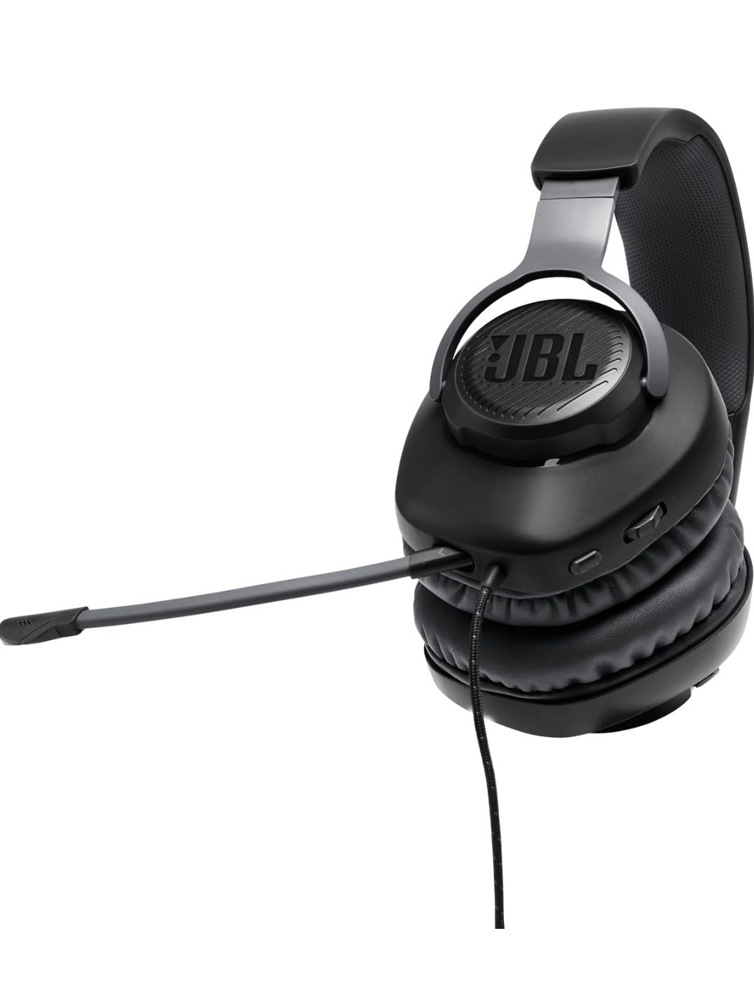 JBL Quantum 100 Wired Over-Ear Gaming Headphones – Black