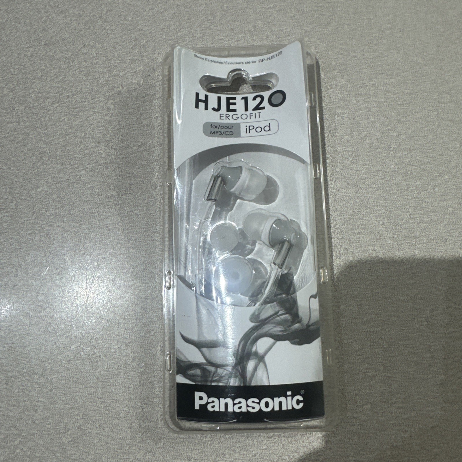 Panasonic RP-HJE120-S / RPHJE120S In-Ear Earbud Headphones, White