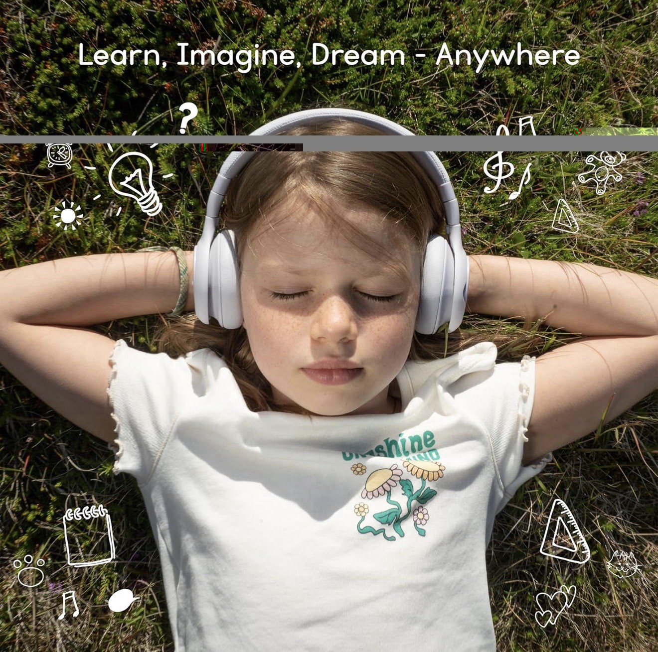 Storytelling Bluetooth Kids Headphones Intro Bundle with ZenDisk and PlayShield