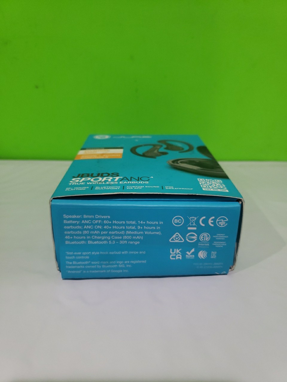 Jlab EBJBSPTANCRGPH84 JBuds Sport ANC 4 True Wireless Earbuds Graphite Open Box