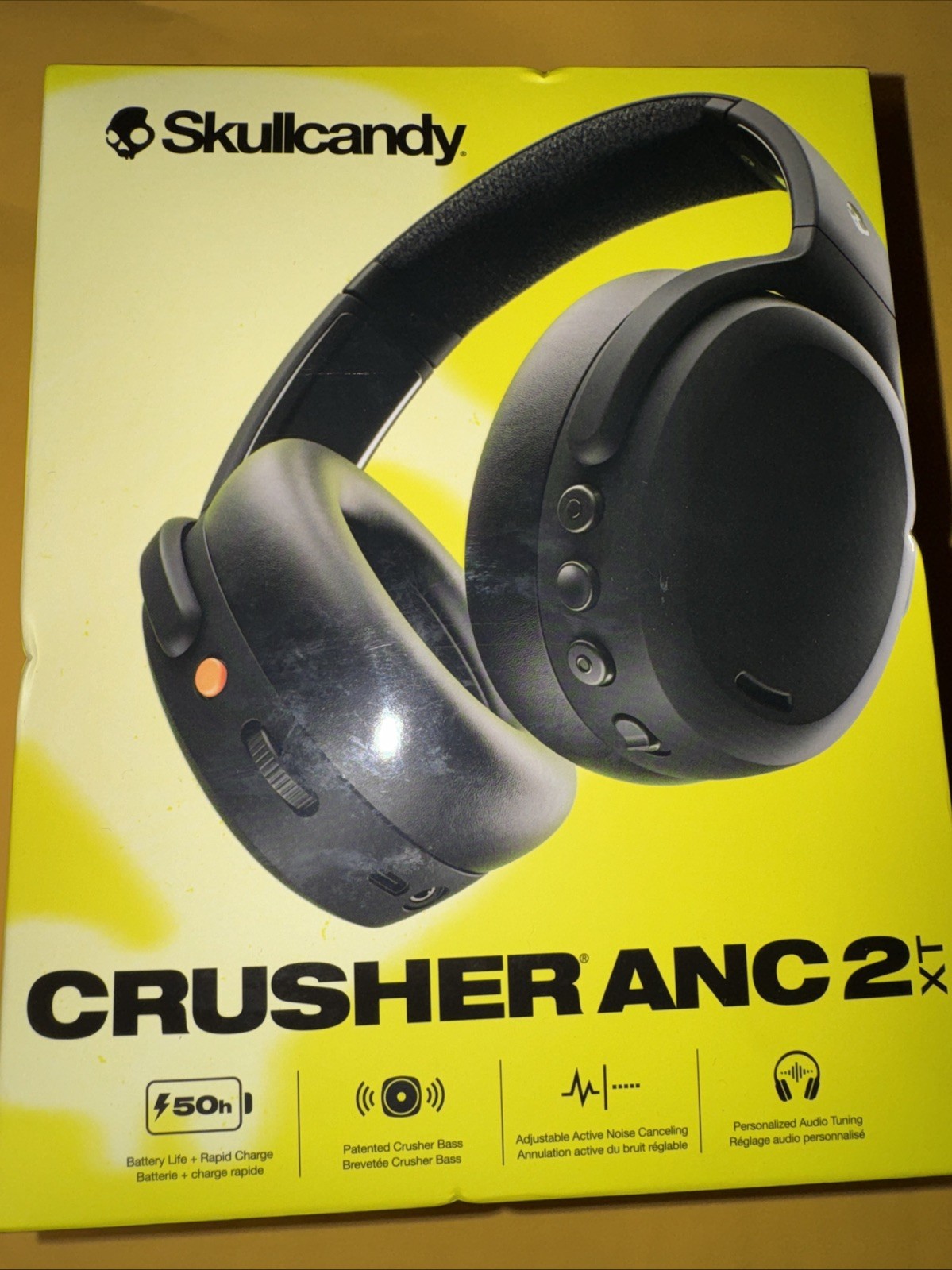 Skullcandy Crusher ANC 2 Over-Ear Noise Canceling Wireless Headphones