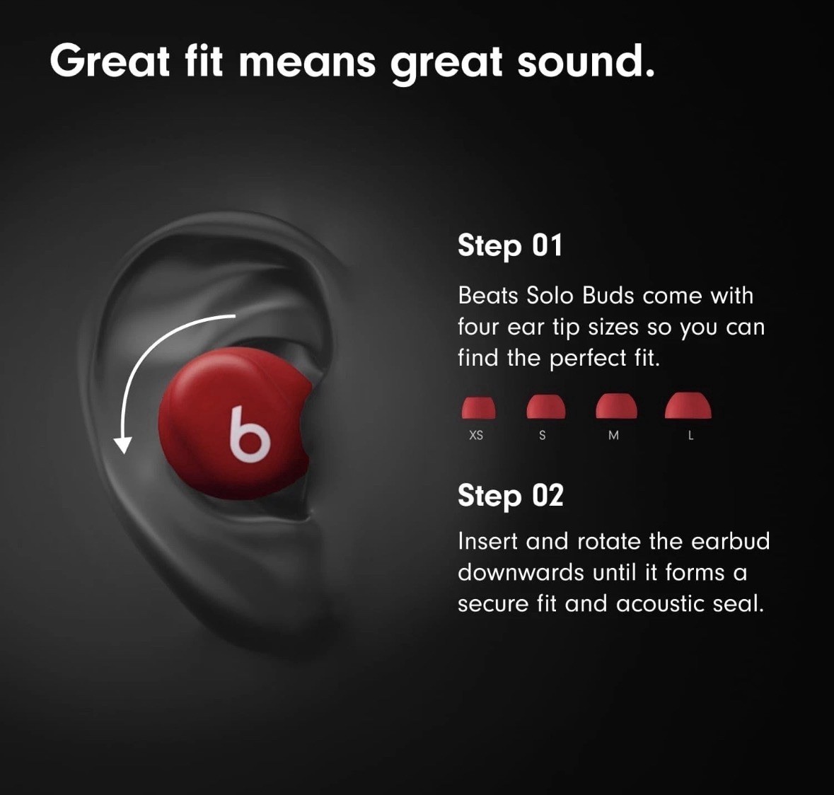 Beats by Dr. Dre Solo Buds Storm Gray In Ear Headphones
