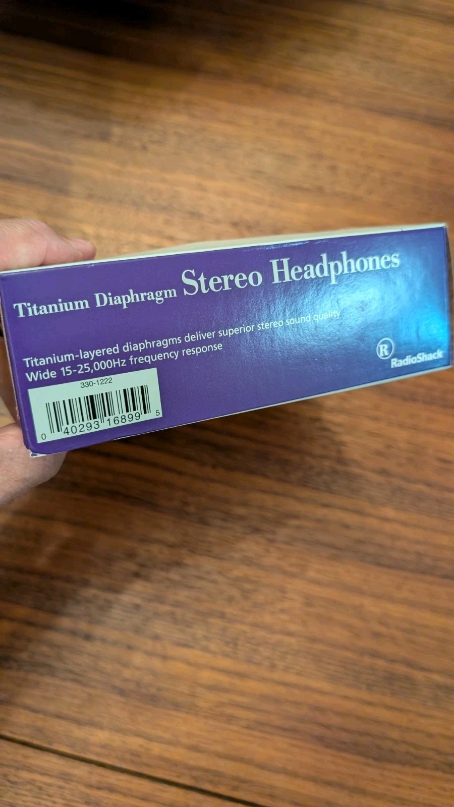 RadioShack PRO 35A Titanium Stereo Headphones 33-1222 NEW Open Box NOS