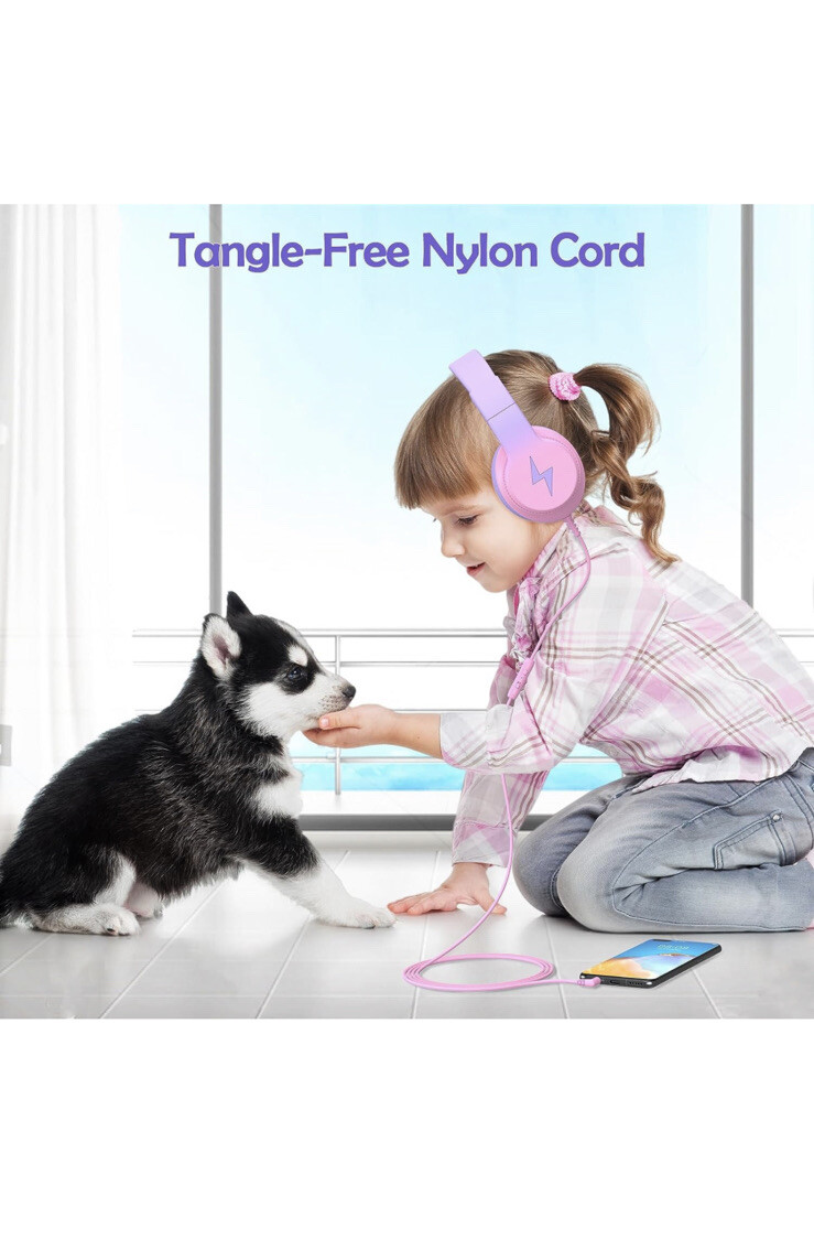Kids Headphones, Kids with Microphone, 85/94Db Volume Limiter Headphones
