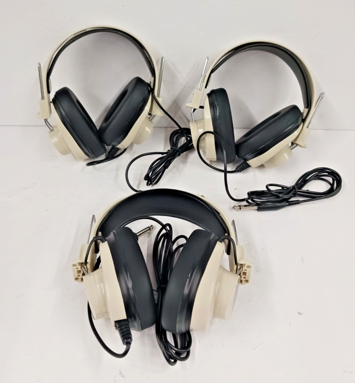 Califone 2924AV-PS Headphones 6ft cord New in Bag Lot Of 3