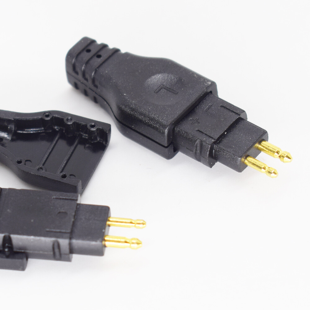 50pairs Gold Plated Headphones Audio Connector Cables Jack HD650 With Shell L+R