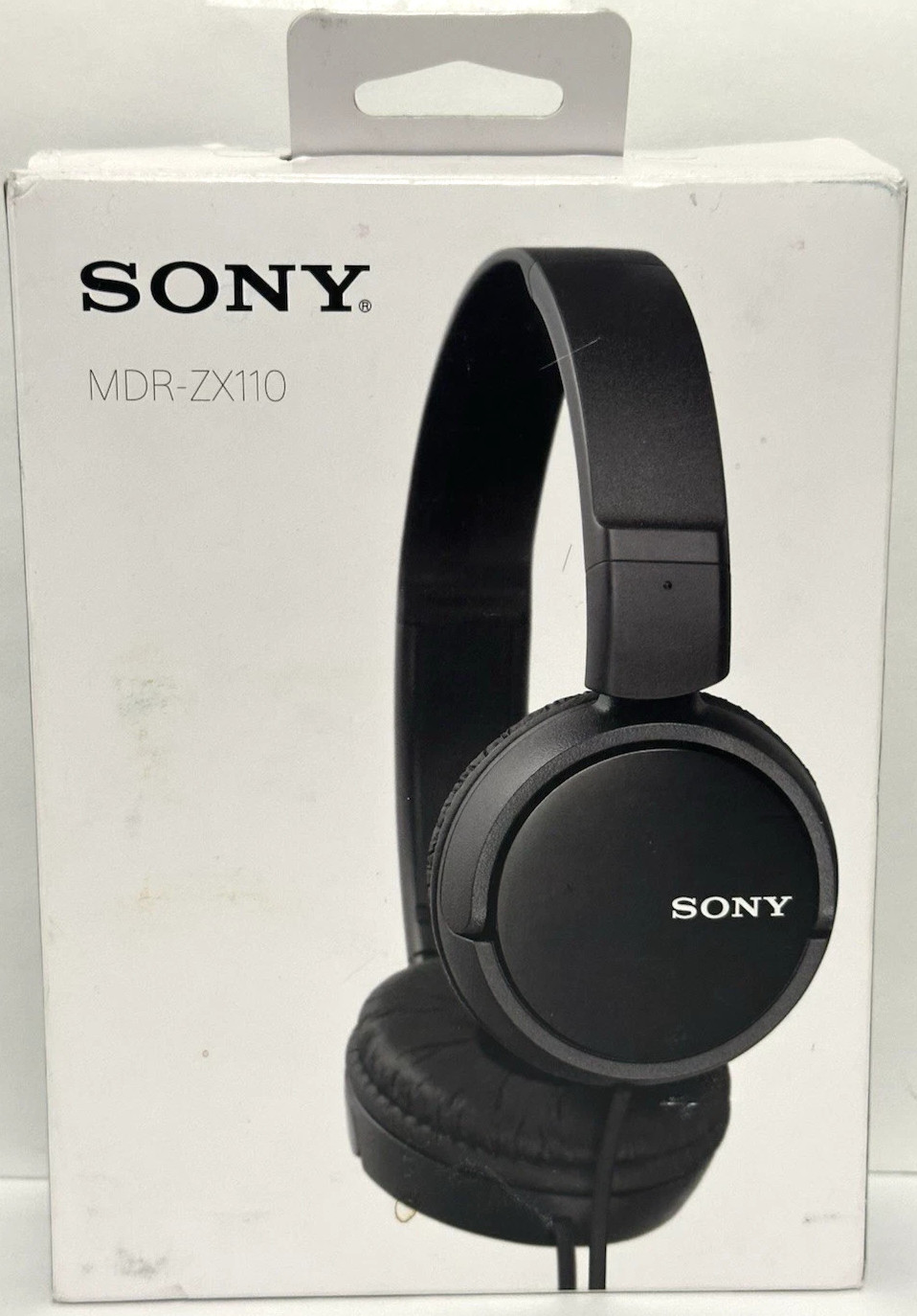 Sony MDR-ZX110 Monitor Wired On-Ear Headphones Stereo Headset New Black