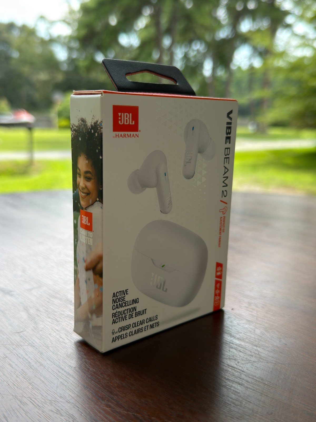 JBL Vibe Beam 2 Wireless ANC Earbuds Brand New | White Color