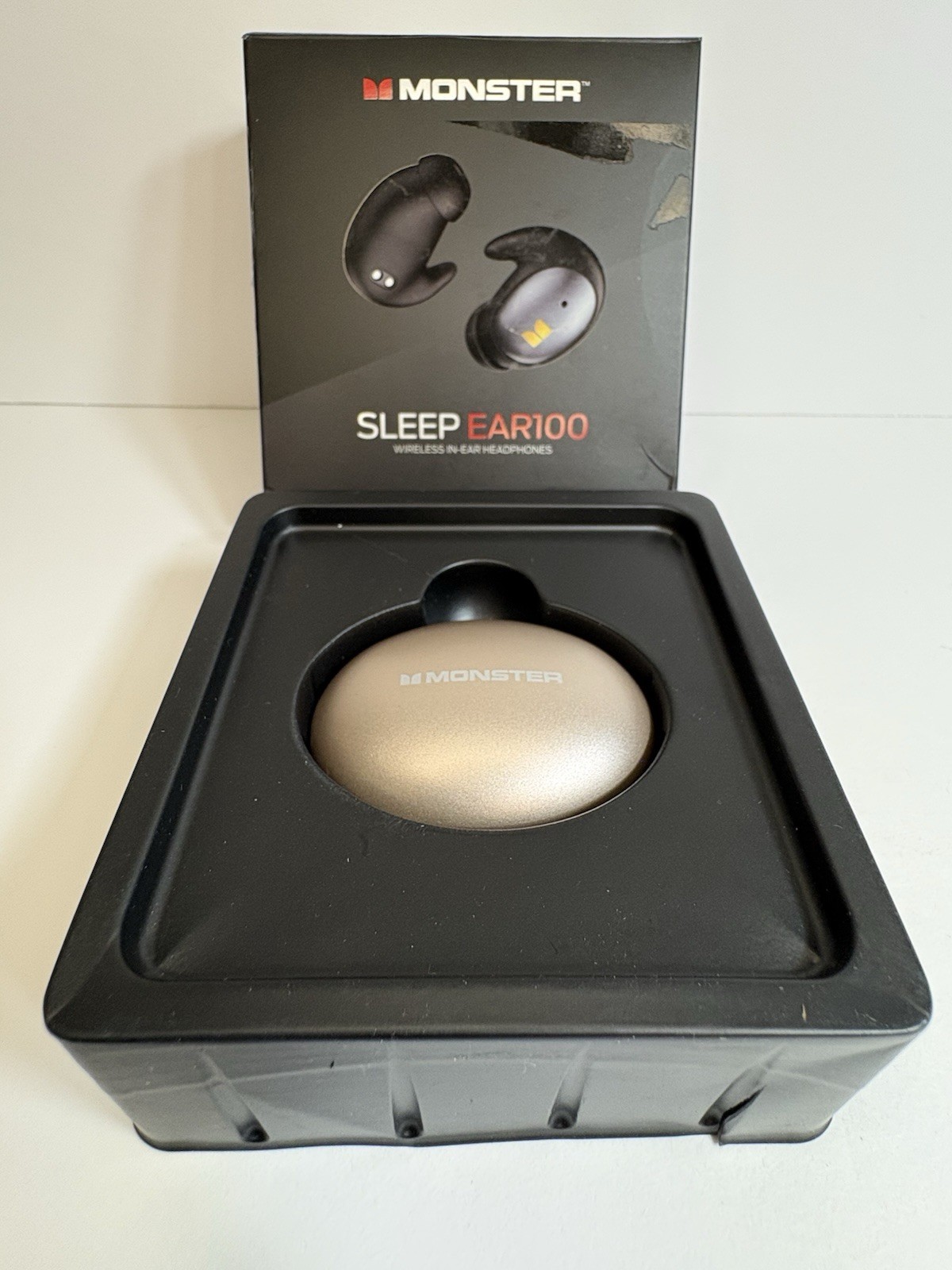 Monster Sleep Ear100 Ear Buds, Sleep Earbuds With Stereo Sound