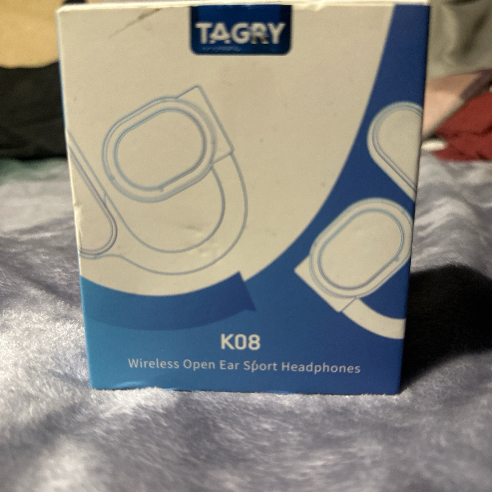 TAGRY K08 Wireless Open Ear Sport Headphones, Comfortable, Waterproof