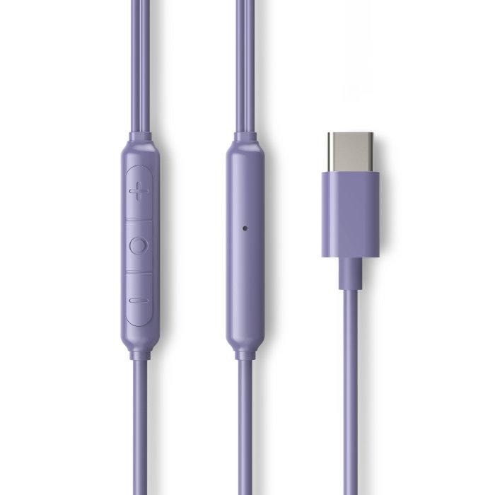 Philips TAE2100 USB-C Canal Type Earphones Inline Mic 3-Button Controller 1.2m
