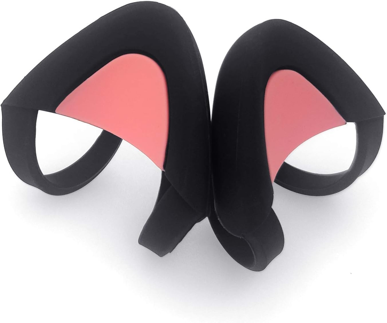 Waterproof Kitty Ear Attachment for Headsets – Black/Pink