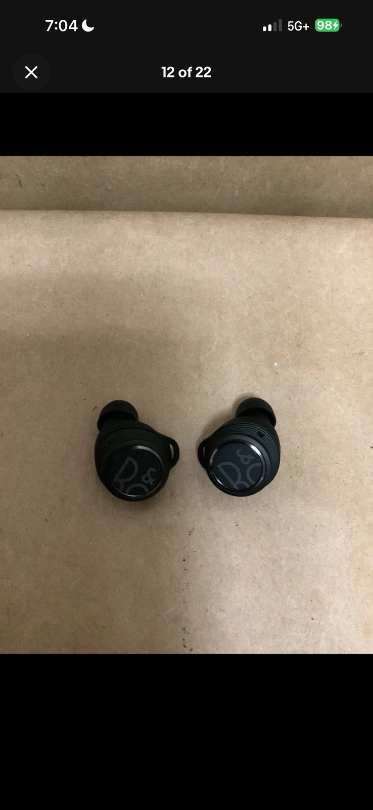 Bang & Olufsen B&O BeoPlay E8 Wireless Bluetooth Earbuds In Charger Case – Black