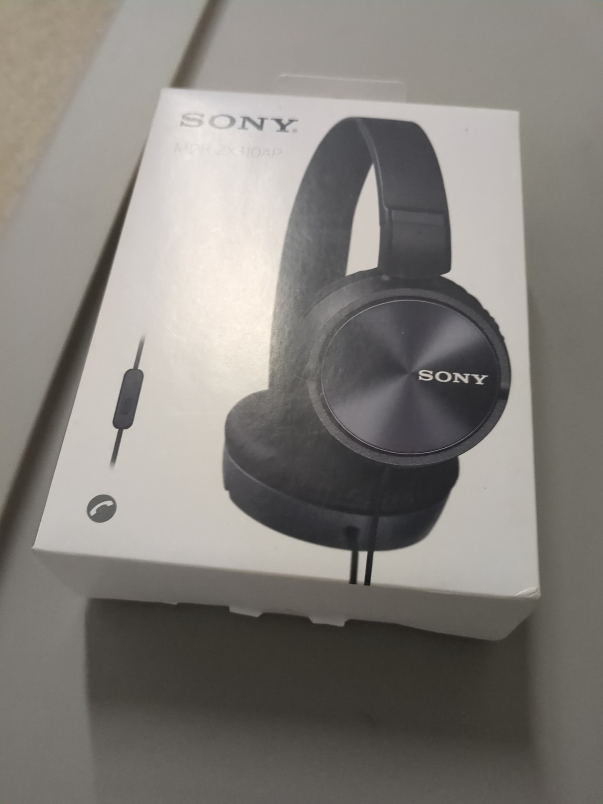 Sony Headphones Model MDR-ZX310AP Stereo Monitor Over-Head Wired Black – New