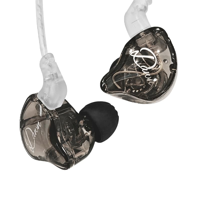 KZ Dawn IEM Earphones for Musicians, 3.5mm in-Ear Monitor No Mic, Black
