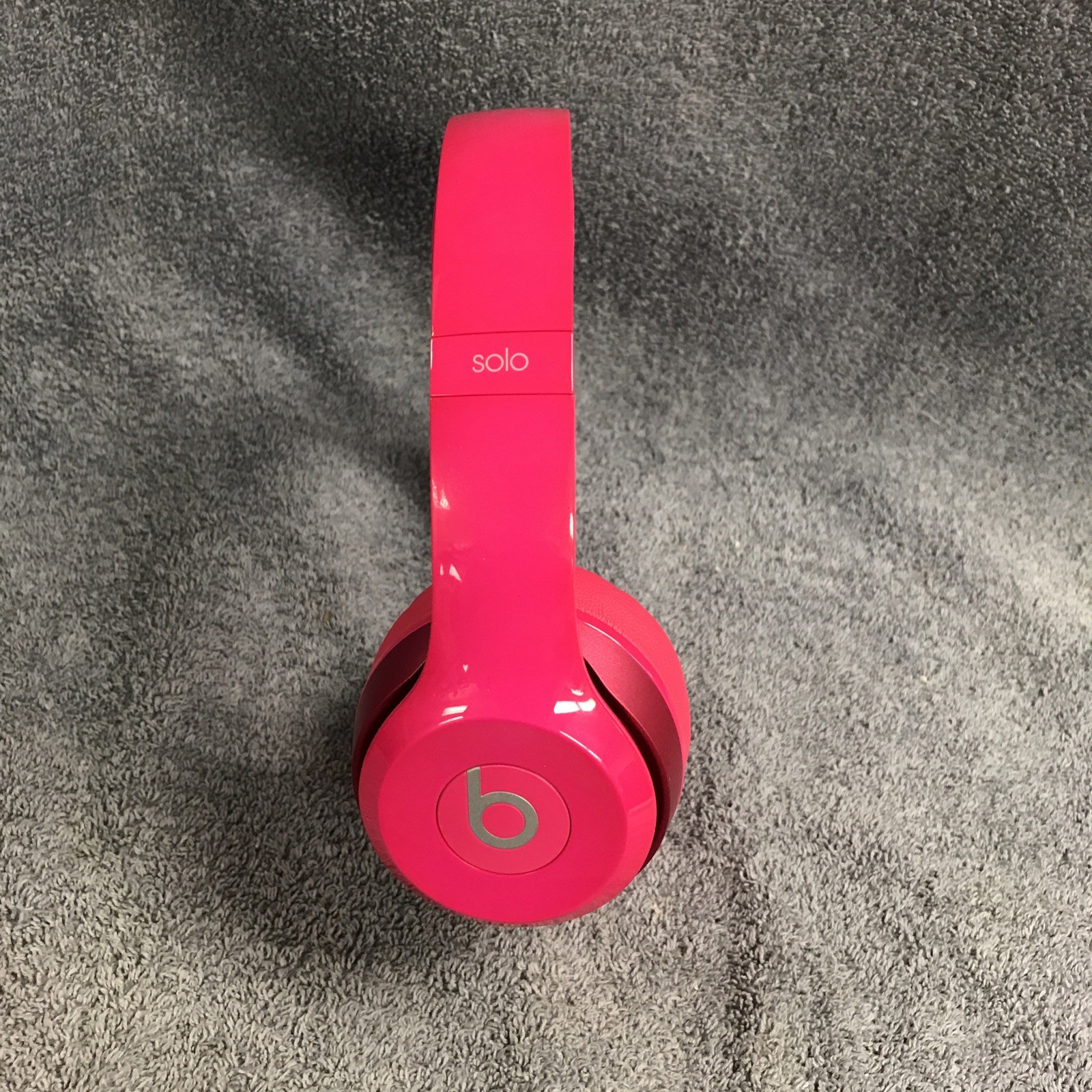 Beats Solo Wired On-Ear Headphones B0518 Pink ~ Need EarPads.