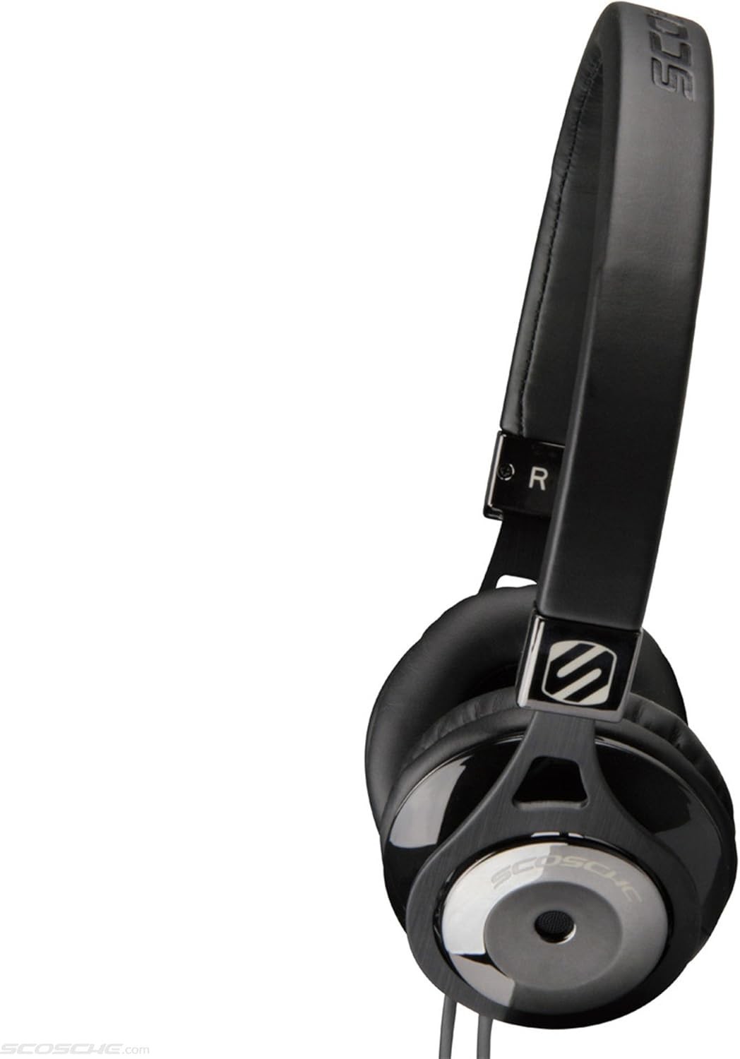 Scosche rh600bk Realm On – Ear Headphones – Retail Packaging – Black