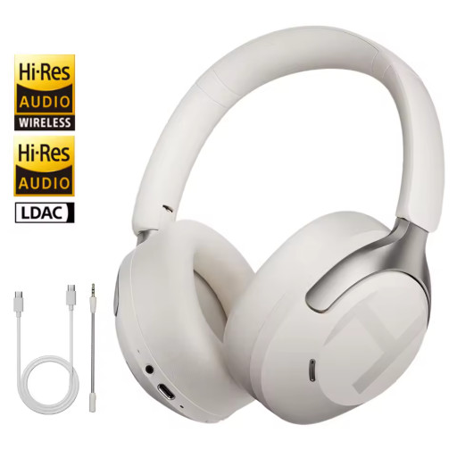 HAYLOU S40 ANC Headphones LDAC Hi Res Bluetooth 6.0 Spatial Audio