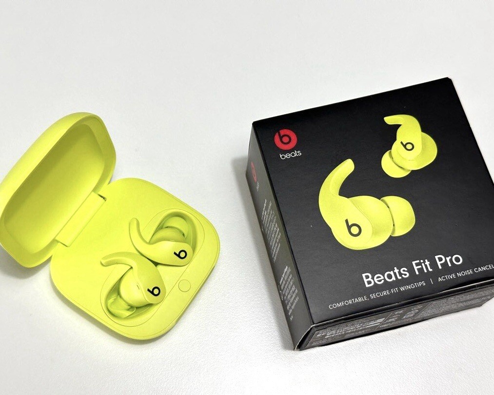 Beats Fit Pro Wireless Bluetooths Earbuds In Ear – Volt Yellow – New Sealed