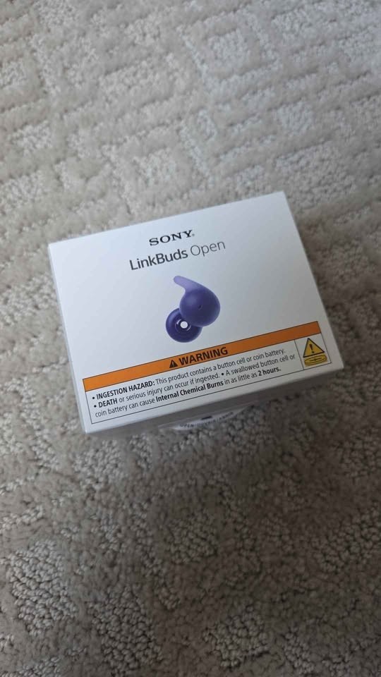 Sony Earbuds LinkBuds Sport Open Ear Truly Wireless for Cycling Running Walking