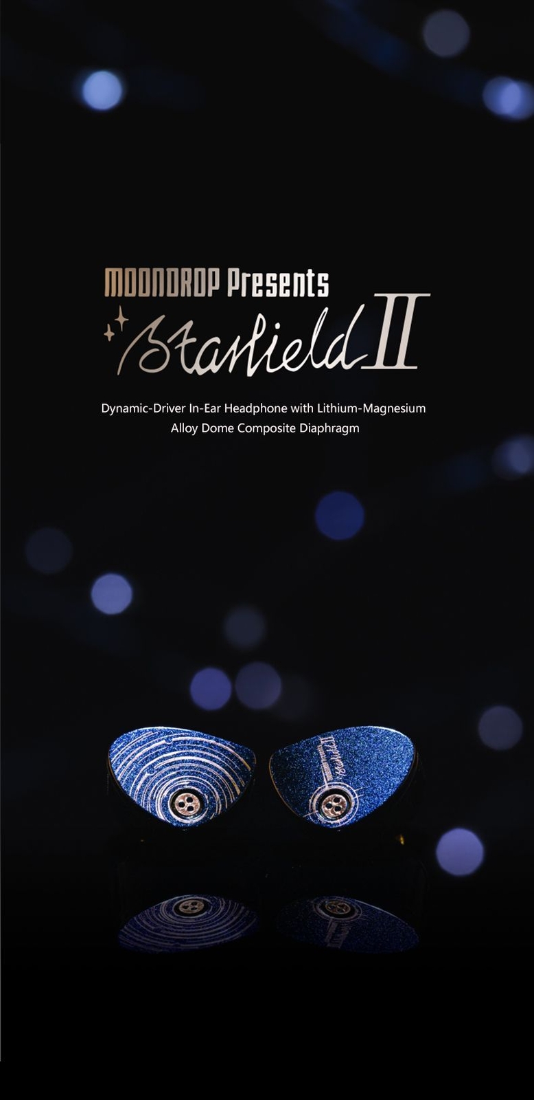 Moondrop Starfield 2 Earphone Dynamic Driver With Lithium-Magnesium In-Ear Headp