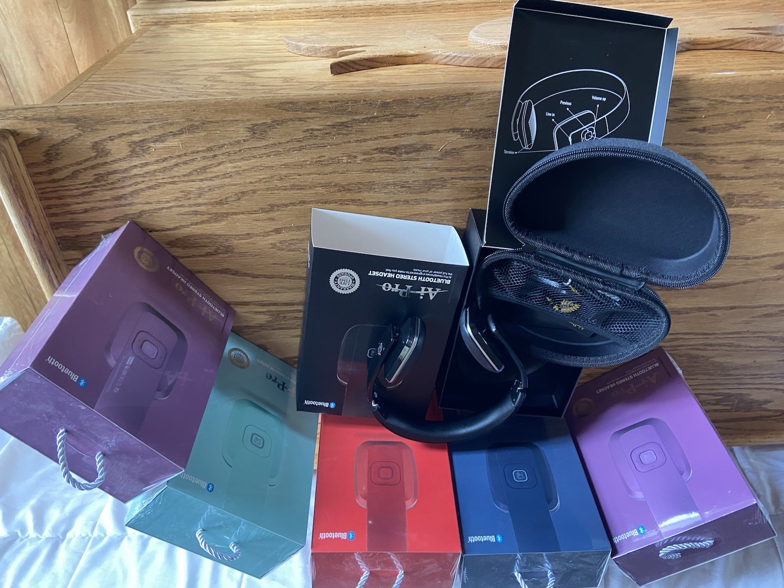 AI Pro 200 Plus Bluetooth Head Sets 6 Different Colors New In Shrink wrap