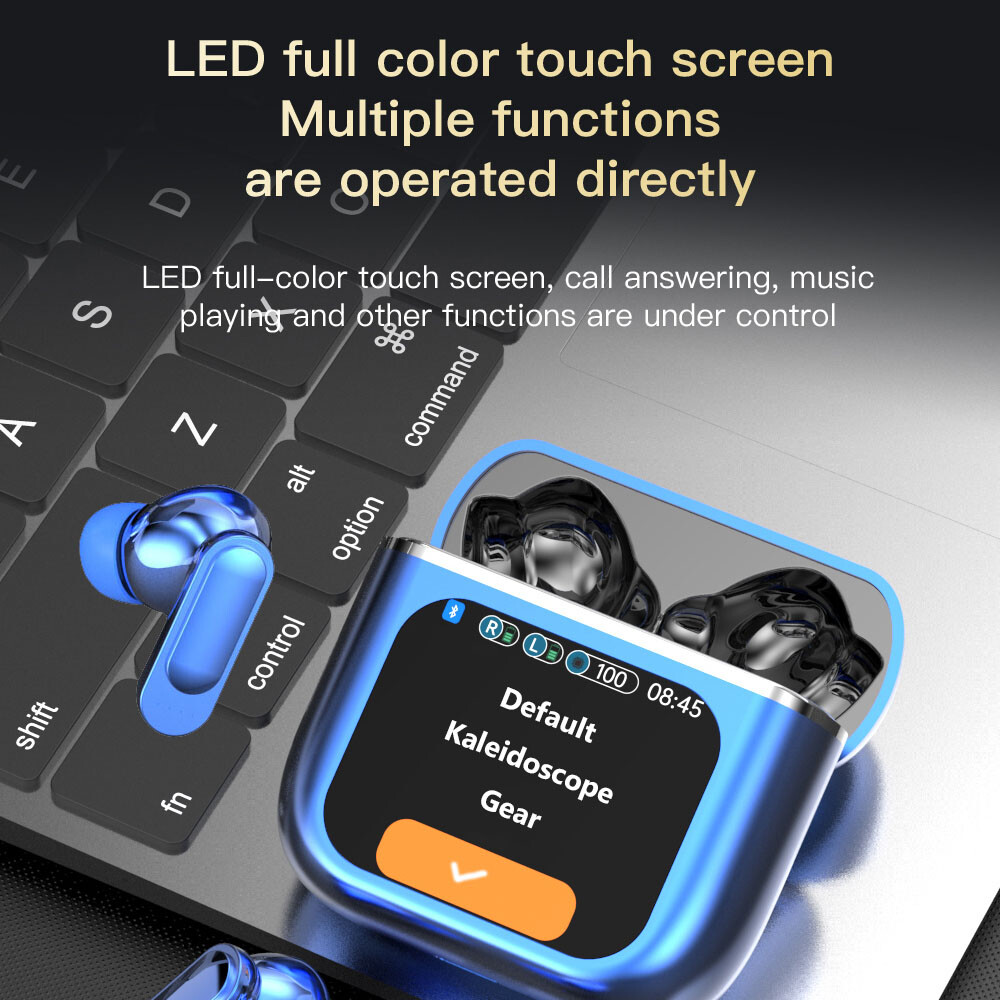 Touch Control Bluetooth 5.4 Earphones Earbuds For iPhone 15 14 13 12 11 Plus MAX