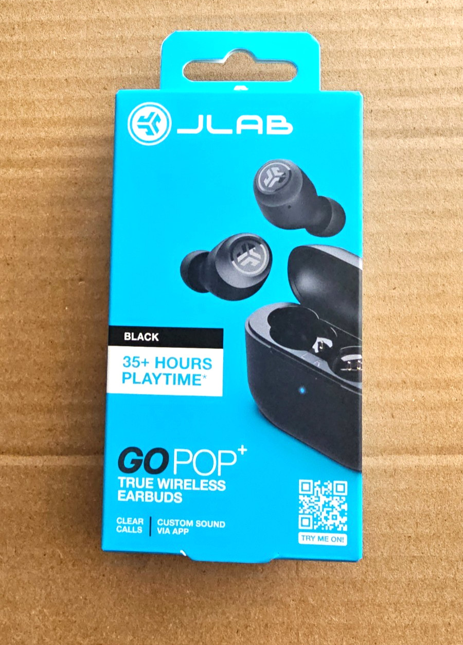 JLab – GO Air POP True Wireless In-Ear Headphones – Black- Sealed!