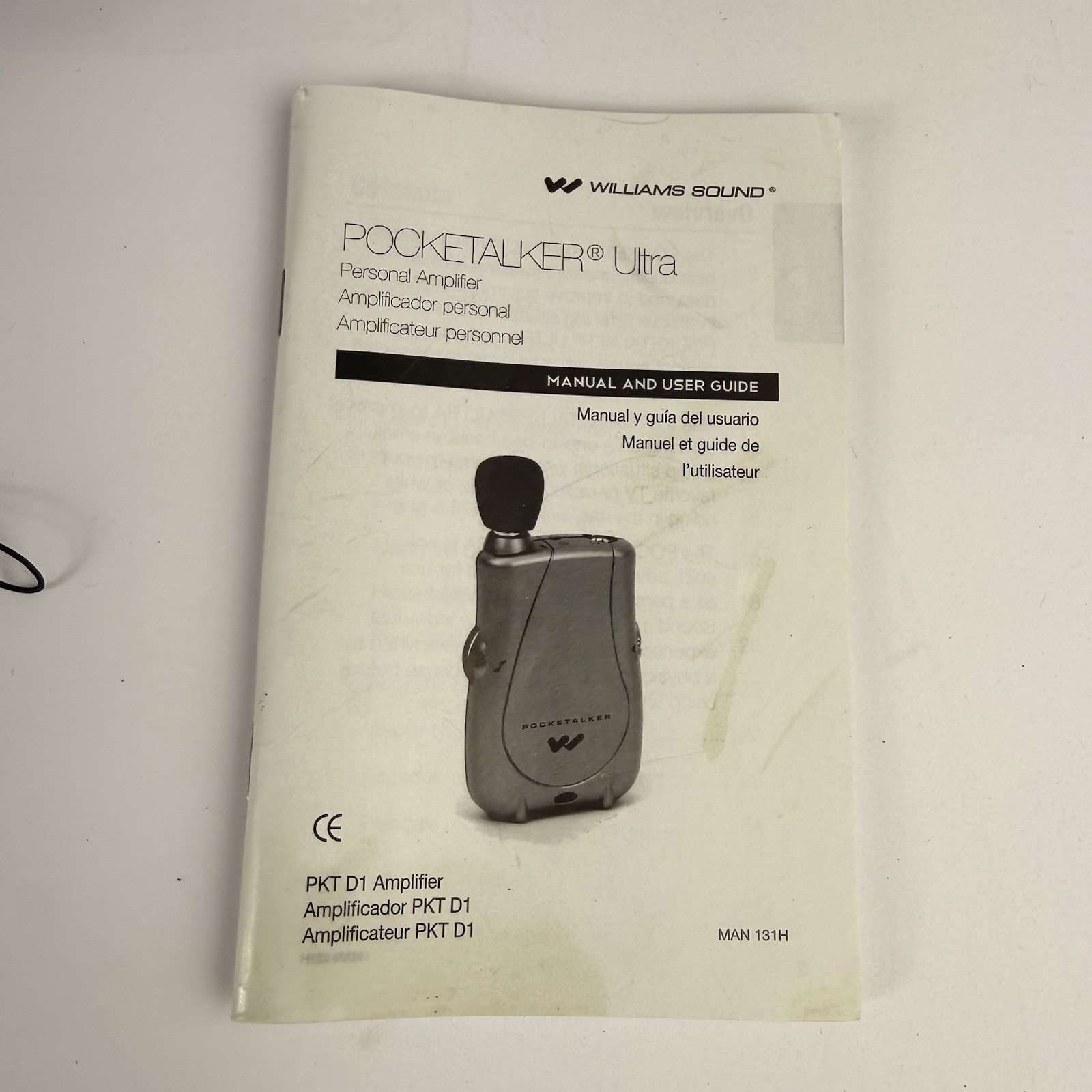 Williams Sound Pocketalker Ultra Personal Amplifier PKT D1 Bonus Pack Earphone