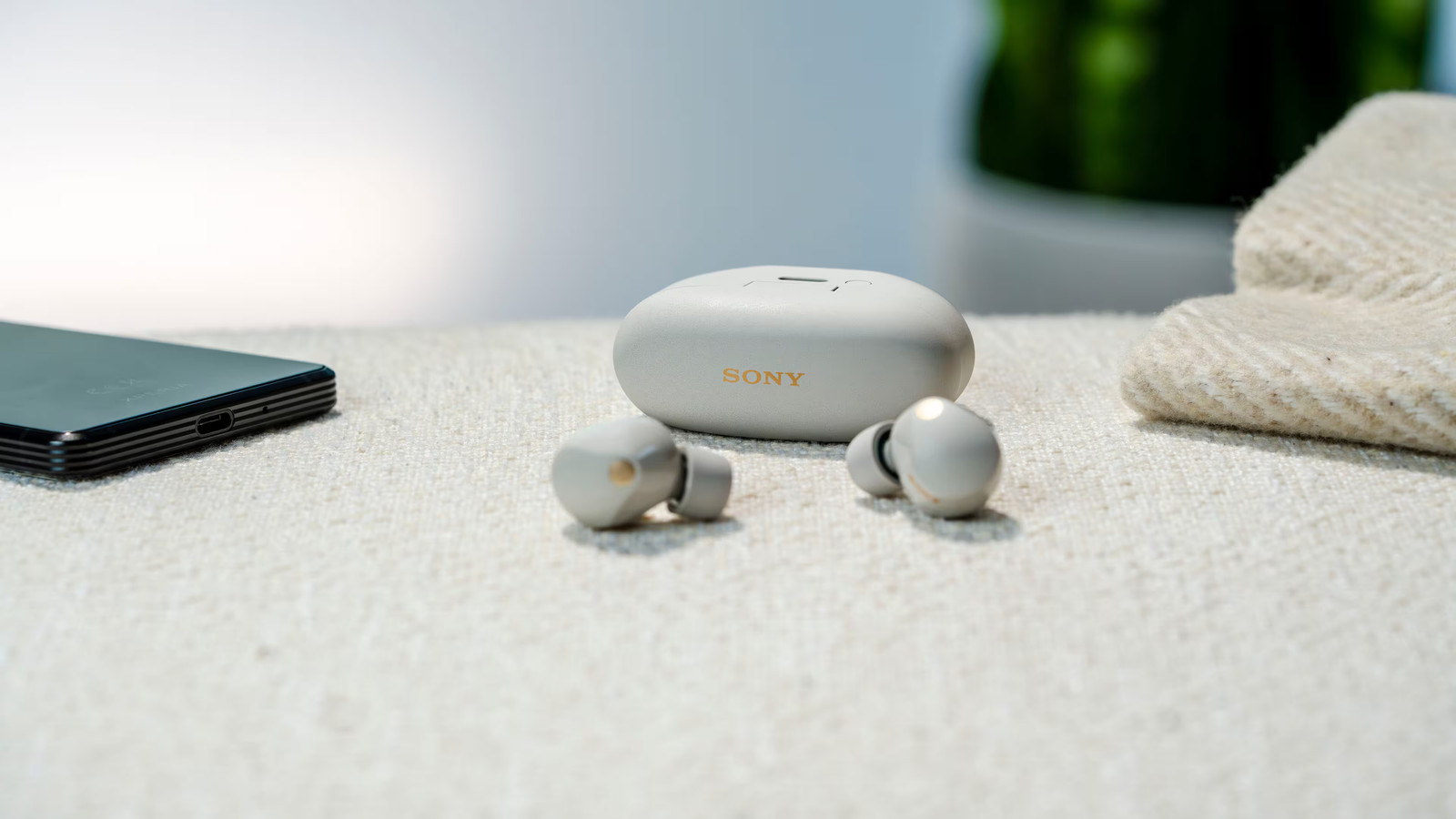 Sony – WF1000XM5 True Wireless Noise Cancelling Earbuds – Silver
