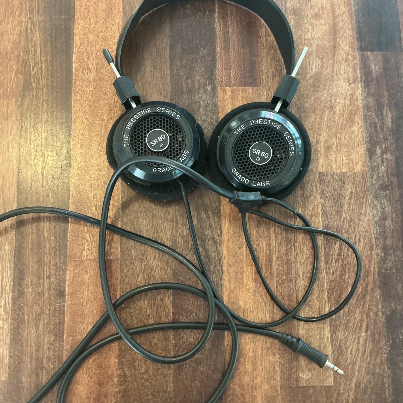 Grado Labs The Prestige Series SR80-e Black Headphones Tested Works Great