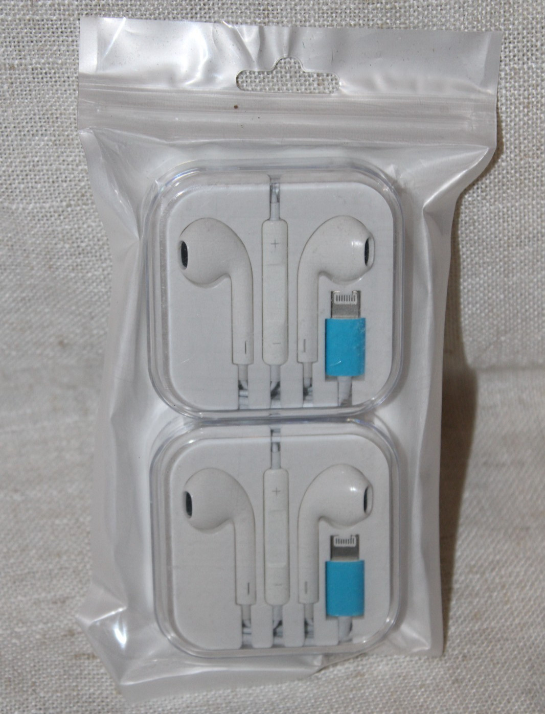 2 Pack Wired Headphones Earbuds 3.5mm Jack for iPhone iPad All iOS New