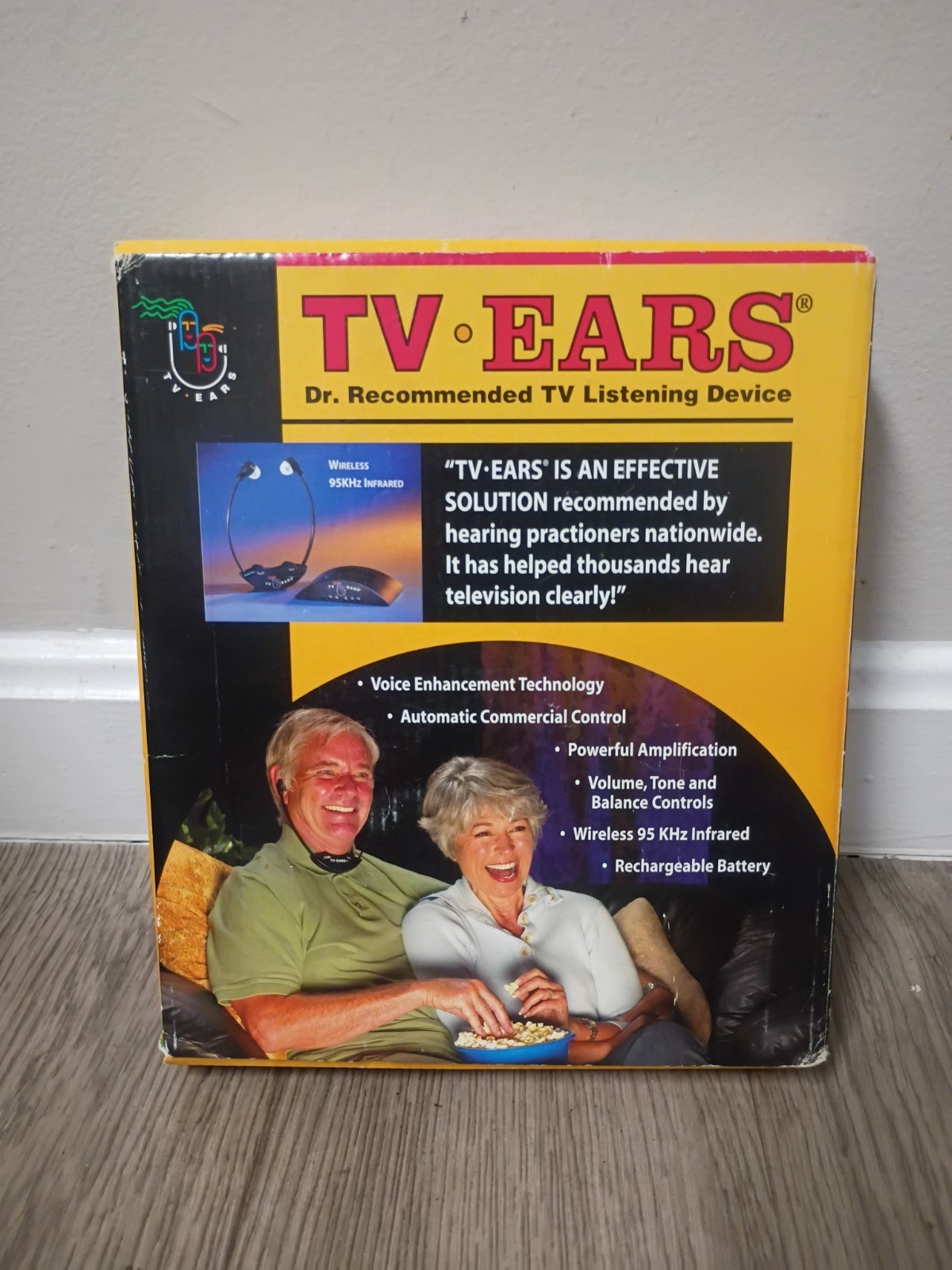 TV Ears Original Wireless Headset System TV Hearing Aid Device (New/Open Box)
