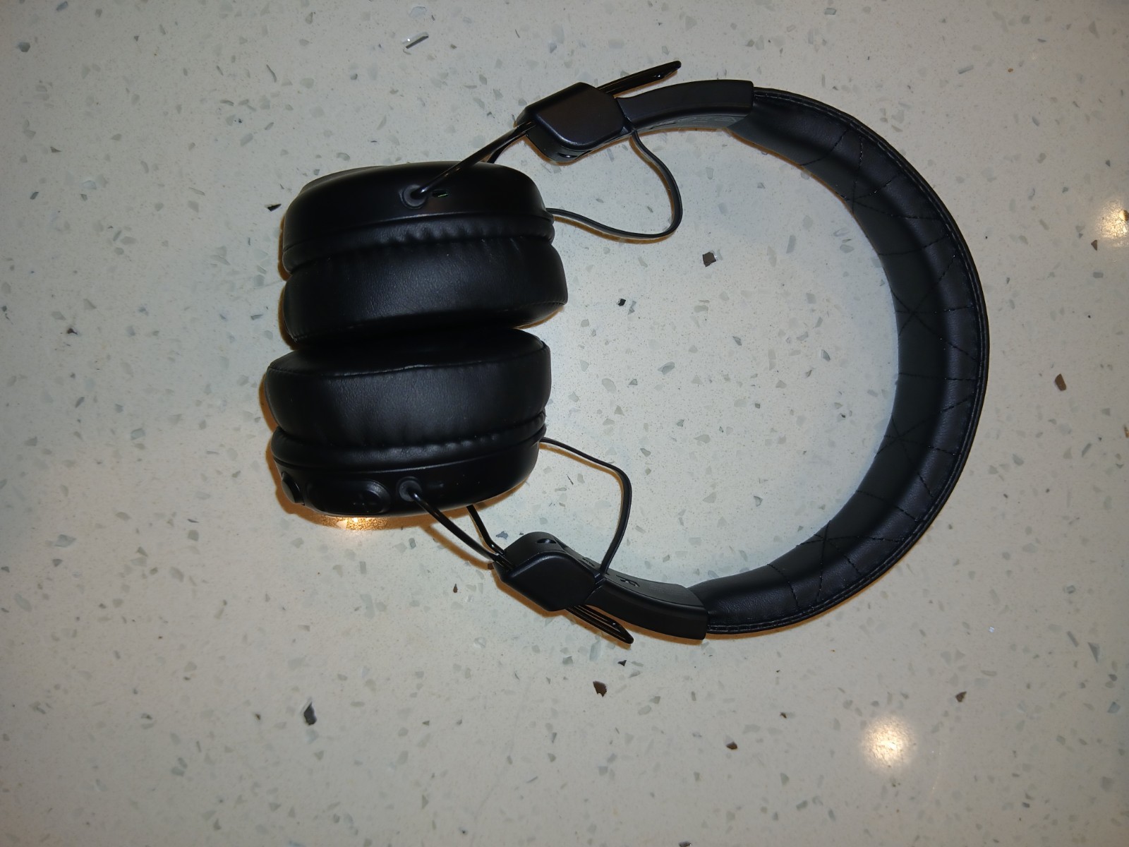 JLab Studio Bluetooth Wireless On-Ear Headphones – Black – White 30+ Hours