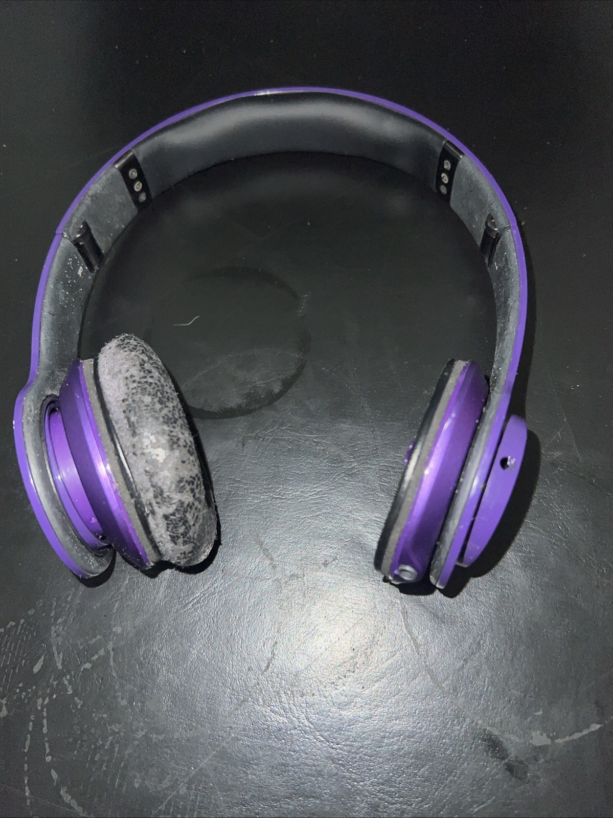 Beats Solo HD Purple 3.5mm Jack Live Monitoring On-Ear Headphones With Case See