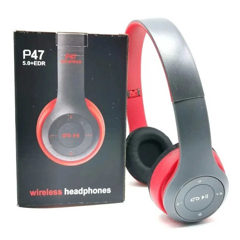 Deep Bass Wireless Bluetooth Headphones with Active Noise Cancel & Comfort Fit