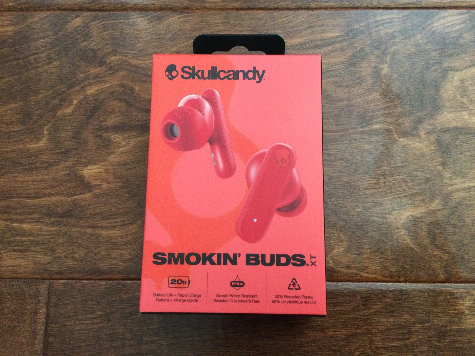 Skullcandy Smokin’ Buds Xt True Wireless In-ear Earbuds Red Brand New