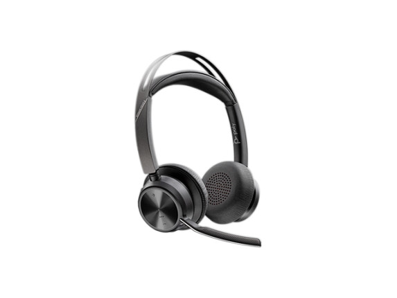Poly Voyager Focus 2 USB-C-C Headset +USB-C/A Adapter +Charging Stand