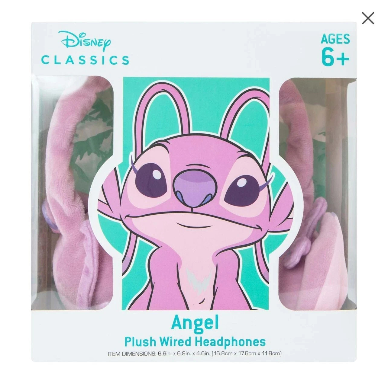 Disney Stitch Kids Safe Volume Limiting Headphones Adjustable 6+ USA SELLER