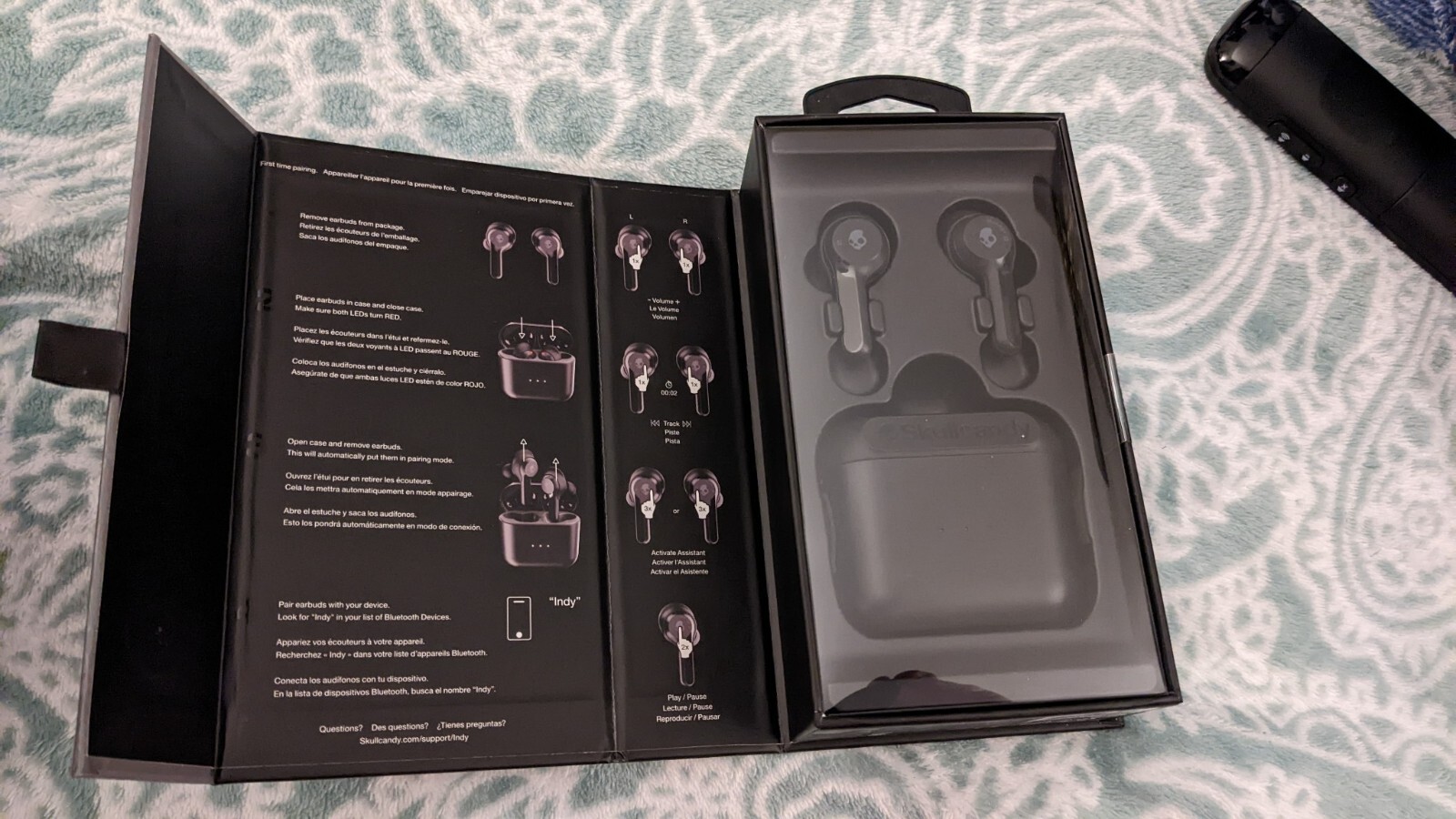 Skullcandy Bluetooth Headphones Indy, True Wireless, 16 hours of battery