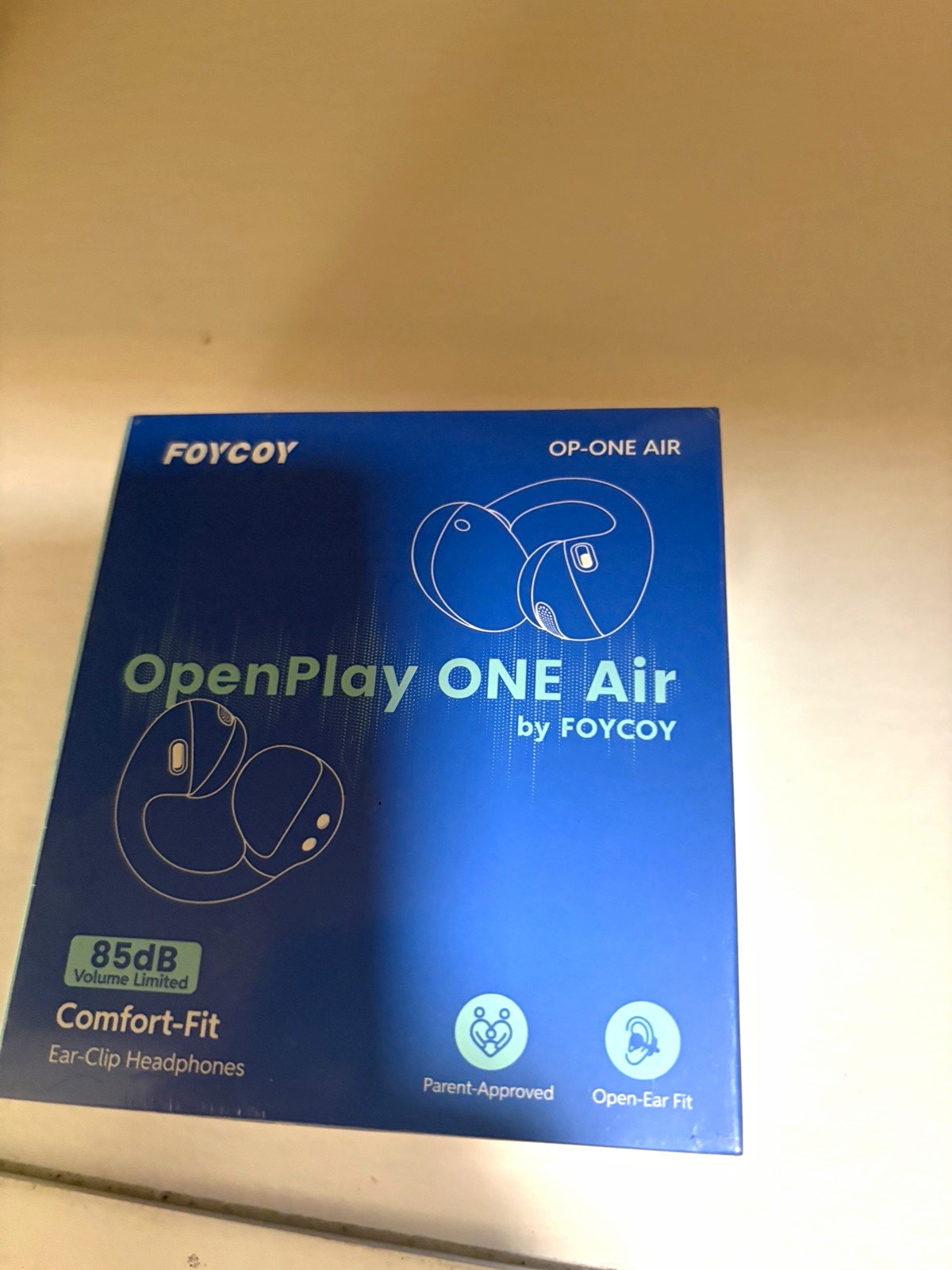 FOYCOY OpenPlay ONE Air OP-ONE AIR Bluetooth Over-Ear Headphones Blue