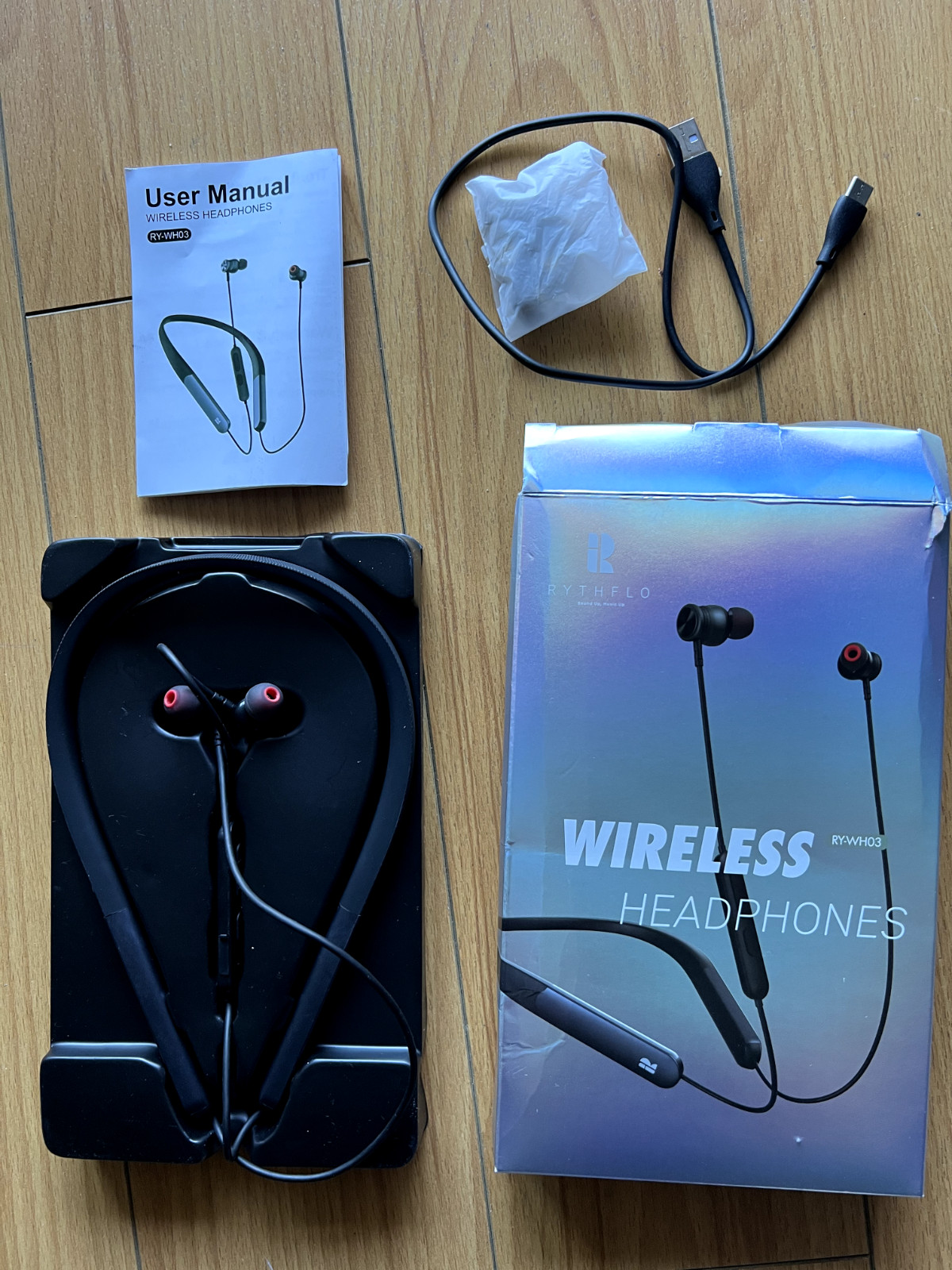 150H Playtime Wirless Bluetooth Earbuds w/Mic in-Ear Magnetic Neckband Earphone